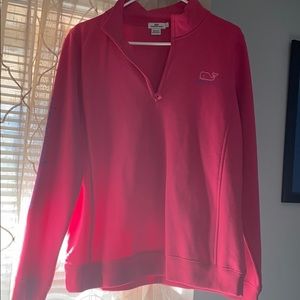 Large vineyard vine pull over 3/4 zip up